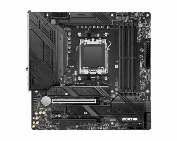 MSI MAG B650M Mortar WIFI Mainboard Sockel (PC) AMD AM5 Formfaktor (Details) Micro-ATX Mainboard-Chi