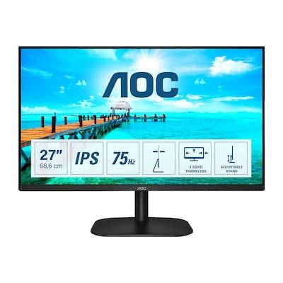 AOC 27B2DA 68,6cm (27aAA) FHD IPS Monitor HDMI1.4 VGA DVI 75Hz 1000:1 4ms