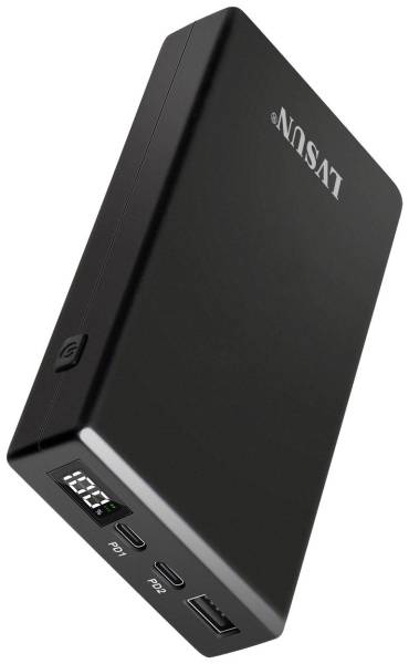 LVSUN LS-N20D Powerbank 20000 mAh Li-Ion USB-A, USB-C Schwarz