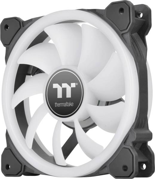 Thermaltake CL-F137-PL12SW-A PC-Gehäuse-Lüfter Schwarz (B x H T) 184 129 162mm inkl. LED-Bel