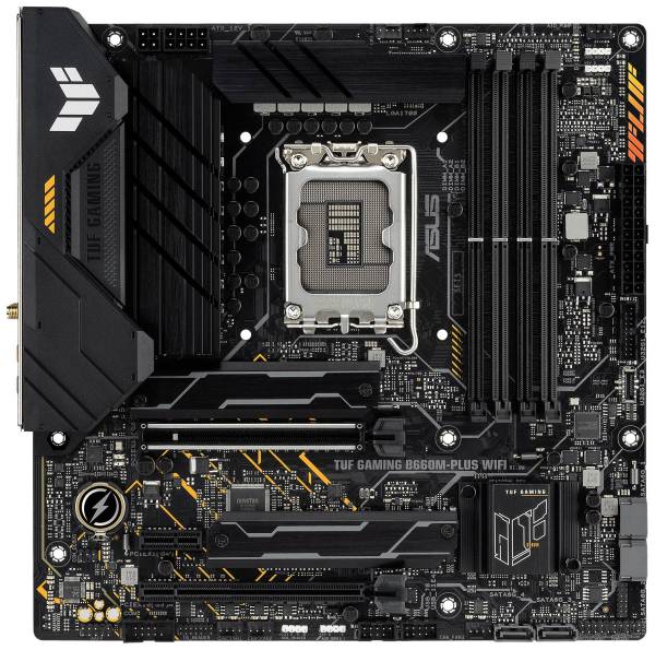 Asus TUF GAMING B660M-PLUS WIFI Mainboard Sockel (PC) Intel 1700 Formfaktor (Details) Micro-ATX Ma