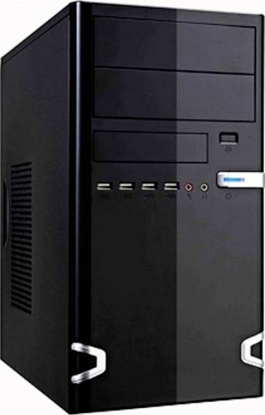 Linkworld 727-22 Micro-Tower PC-Gehäuse Schwarz