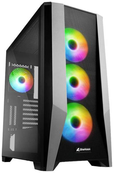 Sharkoon TG7M RGB PC-Gehäuse Schwarz