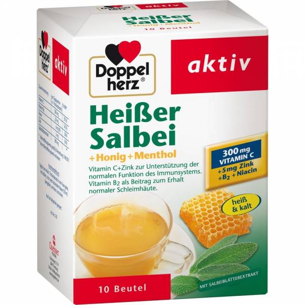 Doppelherz Heißer Salbei + Honig + Menthol 10btl