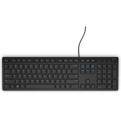 Dell KB216 Multimedia-Tastatur Deutsch Schwarz (580-ADHE)