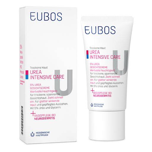 EUBOS TROCKENE HAUT Urea 5% Gesichtscreme 50 ml