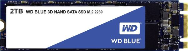 WD Blue™ 2TB Interne M.2 SATA SSD 2280 6 Gb/s Retail WDS200T2B0B