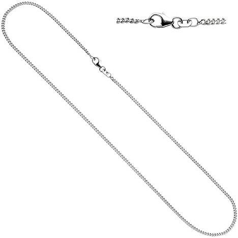 SIGO Panzerkette 925 Sterling Silber 2 mm 42 cm Halskette Kette Silberkette Karabiner