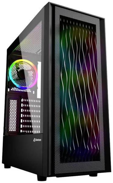 Sharkoon RGB Wave Desktop PC-Gehäuse Schwarz