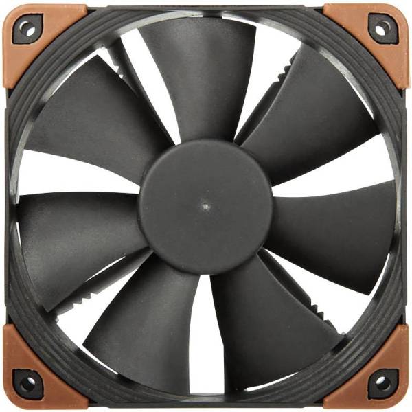 Noctua NF-F12 PC-Gehäuse-Lüfter Schwarz (B x H T) 120 25mm