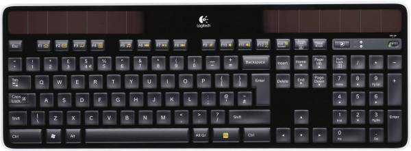 Logitech K750 Wireless Solar Keyboard Funk Tastatur Deutsch, QWERTZ, Windows Schwarz