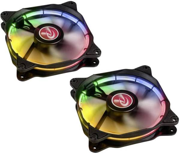 Raijintek AURAS 12 RGB PC-Gehäuse-Lüfter Schwarz, (B x H T) 120 25mm inkl. LED-Beleu