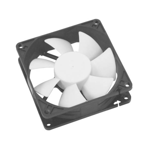 Cooltek Silent Fan 80 PC-Gehäuse-Lüfter Schwarz, Weiß (B x H T) 25mm