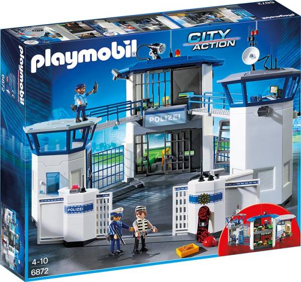Playmobil® City Life Polizei-Kommandozentrale mit Gefängnis