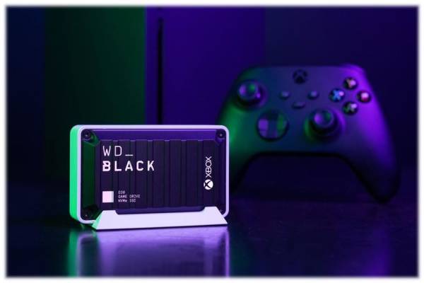 WD Black SSD D30 Game Drive USB 3.2 Type-C 1TB für Xbox Serie X | S