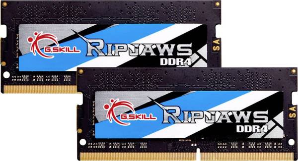G.Skill Ripjaws Laptop-Arbeitsspeicher Kit DDR4 16GB 2 x 8GB 2666MHz 260pin SO-DIMM CL19-19-19-43 F4