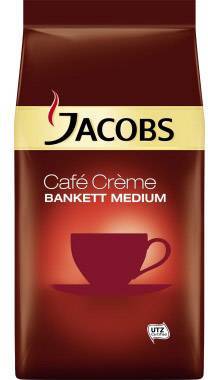 JACOBS Kaffee Cafe CrAA¨me BANKETT MEDIUM ganze Bohnen 1.000 g/Pack. 1kg