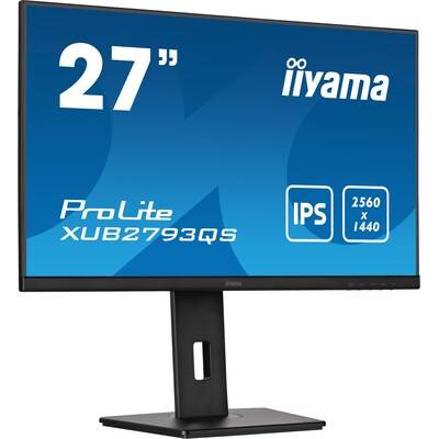 iiyama ProLite XUB2793QS-B1 68,6cm (27") WQHD IPS Office-Monitor HDMI/DP 75Hz H
