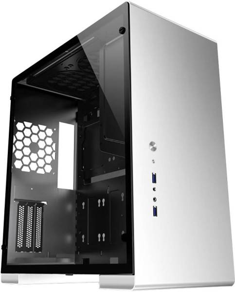 Jonsbo U5S Silver AA AA Midi-Tower PC-Gehäuse, Gaming-Gehäuse Silber