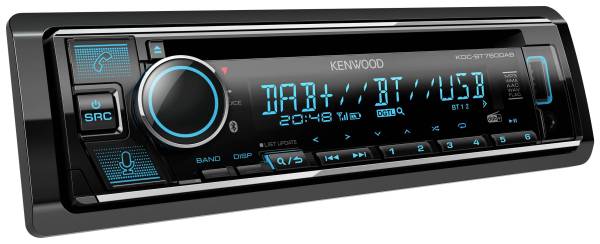 Kenwood KDC-BT760DAB Autoradio DAB+ Tuner, Bluetooth-Freisprecheinrichtung, Anschluss für Lenkrad
