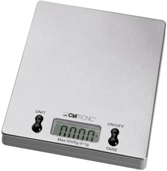 Clatronic KW 3367 Küchenwaage digital Wägebereich (max.)=5kg Edelstahl