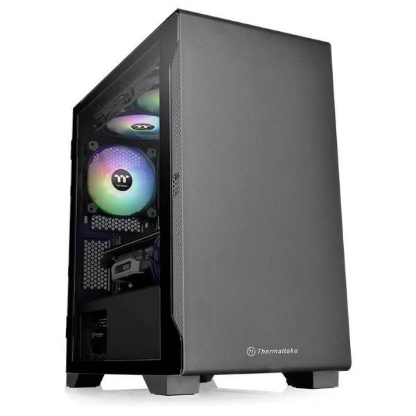 Thermaltake S100 TG Micro-Tower PC-Gehäuse Schwarz