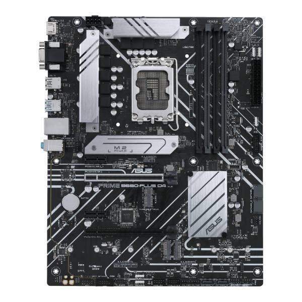 Asus PRIME B660-PLUS D4 Mainboard Sockel (PC) Intel 1700 Formfaktor (Details) ATX Mainboard-Chipsa