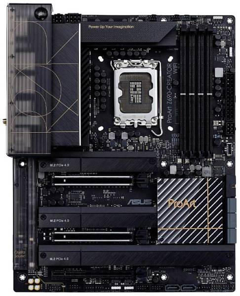 Asus ProArt Z690-CREATOR WIFI Mainboard Sockel (PC) Intel 1700 Formfaktor (Details) ATX Mainboard-