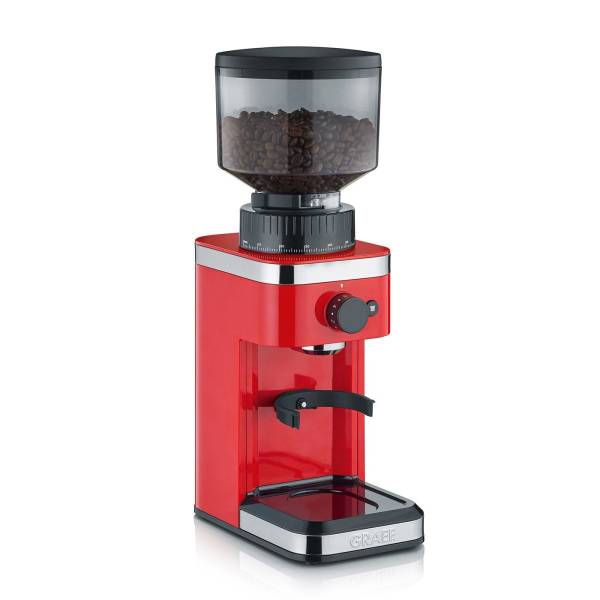 Graef CM503EU Kaffeemühle Rot Stahl-Kegelmahlwerk