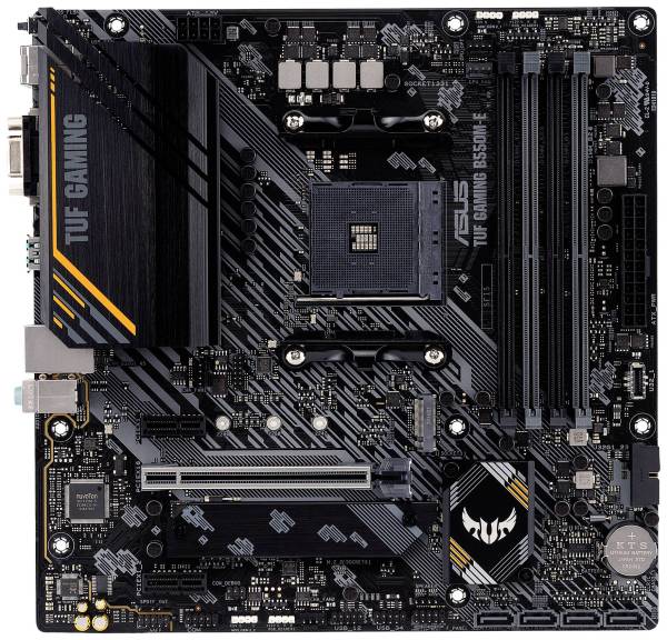 Asus TUF GAMING B550M-E Mainboard Sockel (PC) AMD AM4 Formfaktor (Details) ATX Mainboard-Chipsatz AM