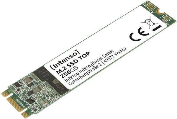 Intenso Top Performance 256GB Interne M.2 SATA SSD 2280 6 Gb/s Retail 3832440