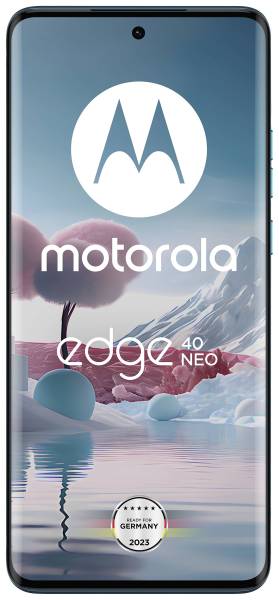 Motorola moto Edge Neo 40 5G Smartphone 256GB 16.6cm (6.55 Zoll) Blau Android™ 13 Dual-SIM