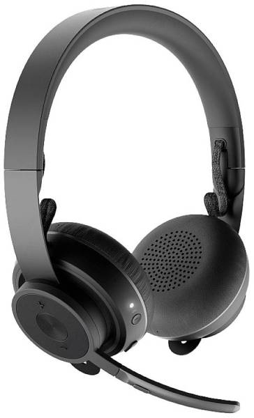 Logitech Zone Wireless Computer On Ear Headset Funk, Bluetooth Stereo Schwarz Mikrofon-Rauschunter