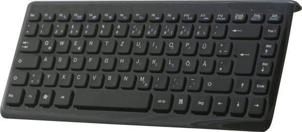 Perixx Periboard-407 USB Tastatur Deutsch, QWERTZ, Windows Schwarz
