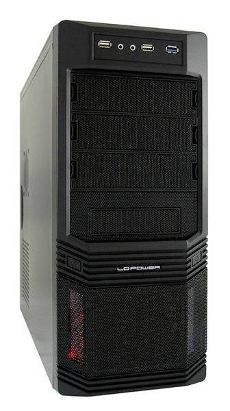 LC-Power 925B Midi-Tower PC-Gehäuse Schwarz