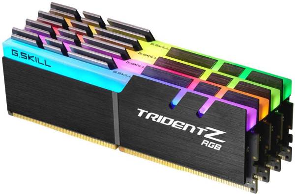 G.Skill TridentZ RGB PC-Arbeitsspeicher Kit DDR4 32GB 4 x 8GB Non-ECC 3600MHz 288pin DIMM CL16-16-16