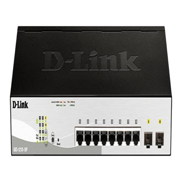 D_Link_DGS_1210_10P_Netzwerk_Switch_Managed_L2_Gigabit_Ethernet_10_100_1000_Power_over_Ethernet_PoE_1U_Schwarz