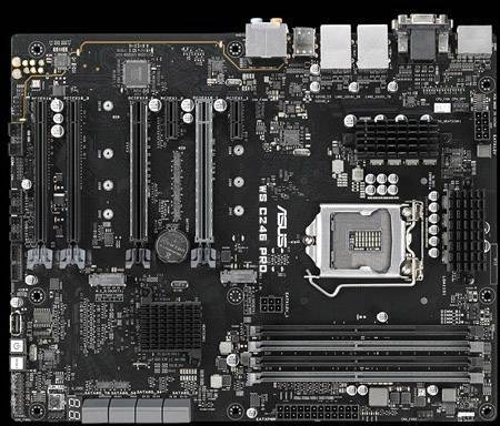 Asus MB WS C246 PRO PCH Mainboard Sockel (PC) Intel 1151 Formfaktor (Details) ATX Mainboard-C