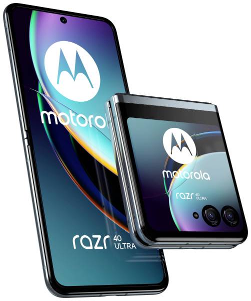 Motorola razr40 Ultra 5G Smartphone 256GB 17.5cm (6.9 Zoll) Blau Android™ 13