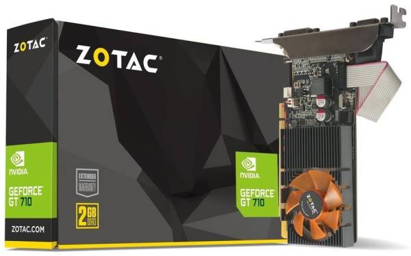 Zotac Grafikkarte GT710 2GB PCIe 2.0 x2