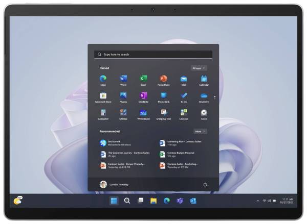 Microsoft Surface Pro 9 WiFi 1TB Platin Windows-Tablet 33cm (13 Zoll) 1.8GHz Intel Core™ i7 Wi