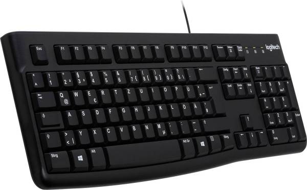 Logitech Keyboard K120 Business USB Tastatur Deutsch, QWERTZ, Windows Schwarz
