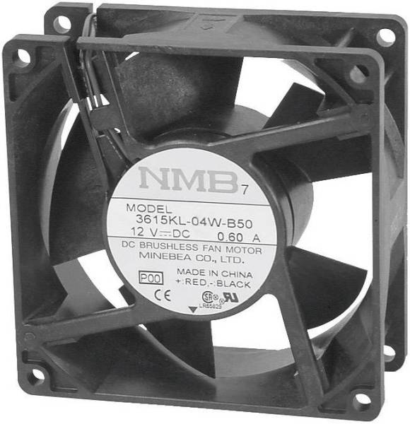 NMB Minebea 3610KL-04W-B50-P00 Axiallüfter 12 V/DC 93 m³/h (L x B H) 92 25mm