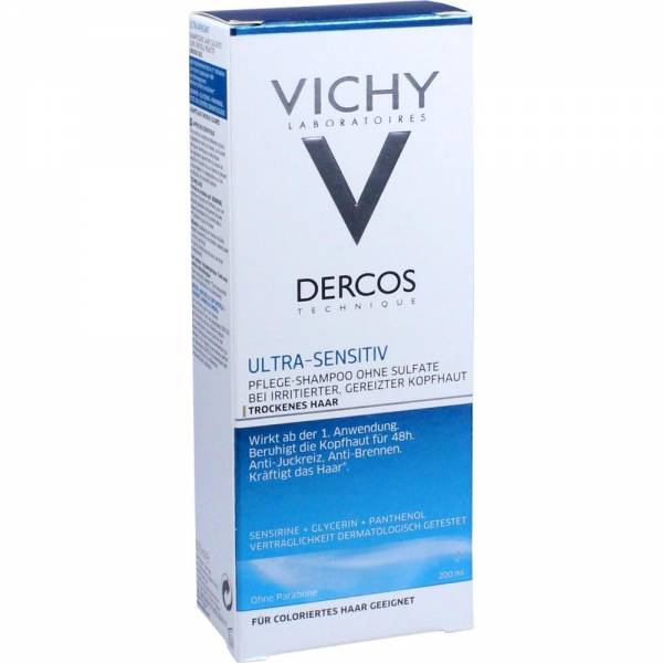 VICHY DERCOS Ultra-Sensitiv Shampoo trock.Haut 200 ml