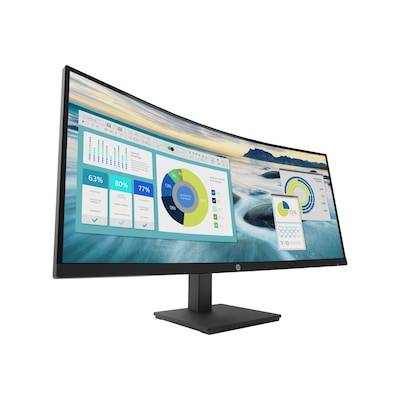 HP P34hc G4 86,4cm (34") WQHD Curved Monitor 21:9 HDMI/DP/USB-C HV LS KVM