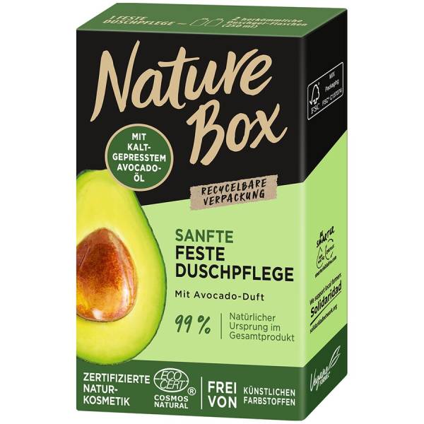 Nature Box Sanfte Feste Duschpflege Körperseife 100.0 g
