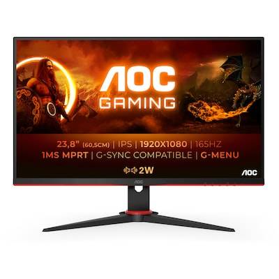 AOC 24G2SPAE 60,5cm (23,8aAA) FHD IPS Gaming Monitor 16:9 HDMI/DP/VGA 165Hz