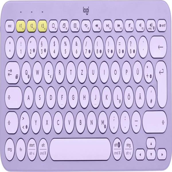 Logitech_K380_Tastatur_Bluetooth_QWERTZ_Deutsch_Lavendel