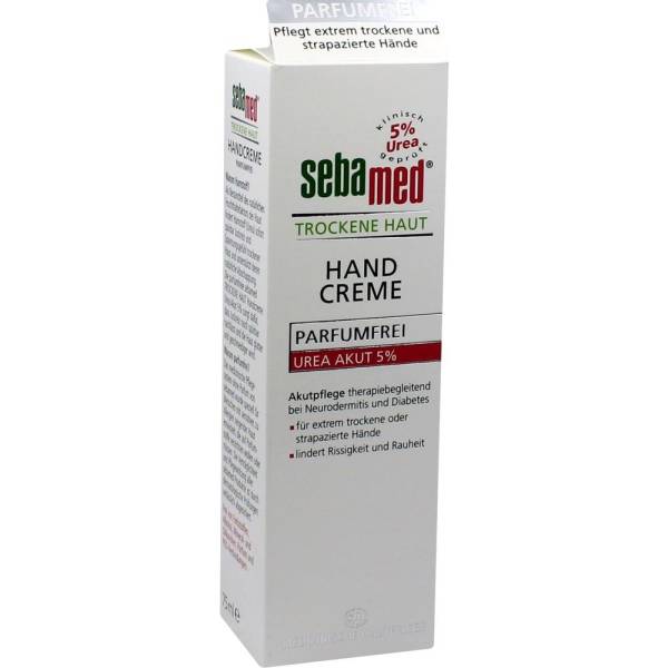 SEBAMED TROCKENE HAUT Handcreme Urea 5 %. parfümfrei 75 ml