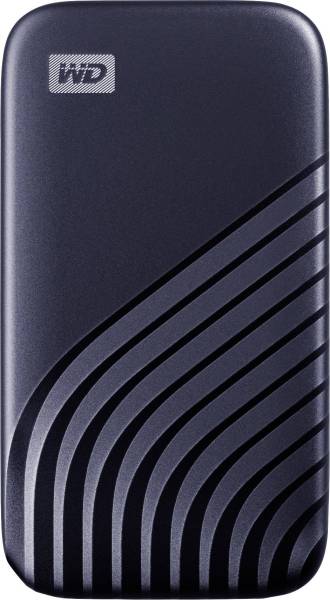 WD My Passport 1TB Externe SSD-Festplatte 6.35cm (2.5 Zoll) USB-C Blau WDBAGF0010BBL-WESN